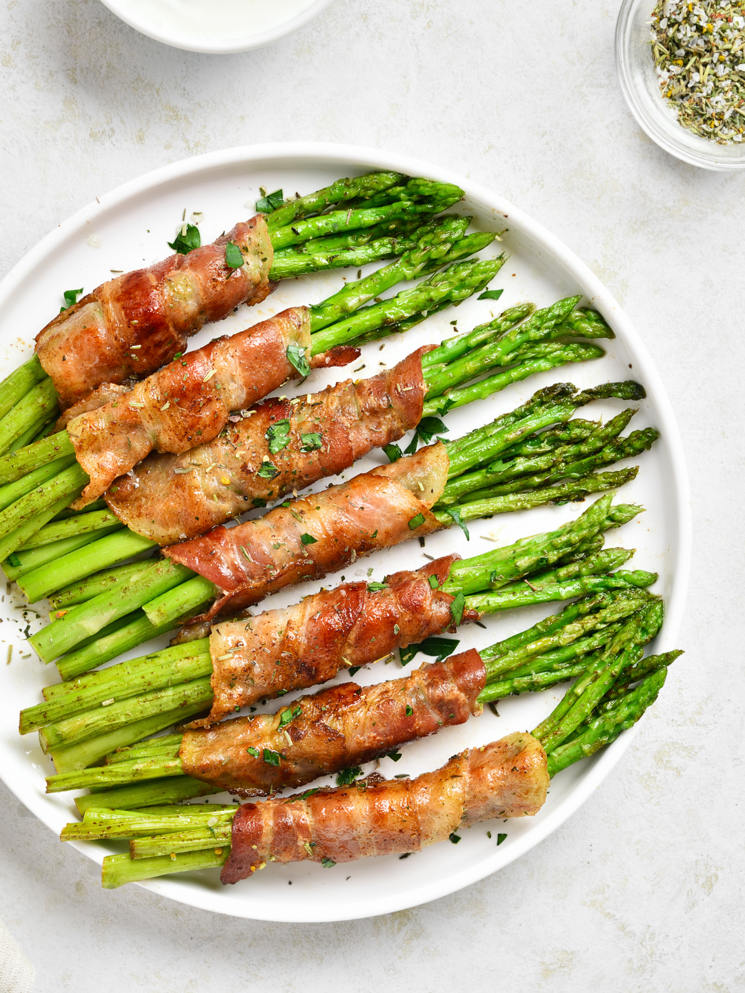 Halal Beef Bacon-Wrapped Asparagus