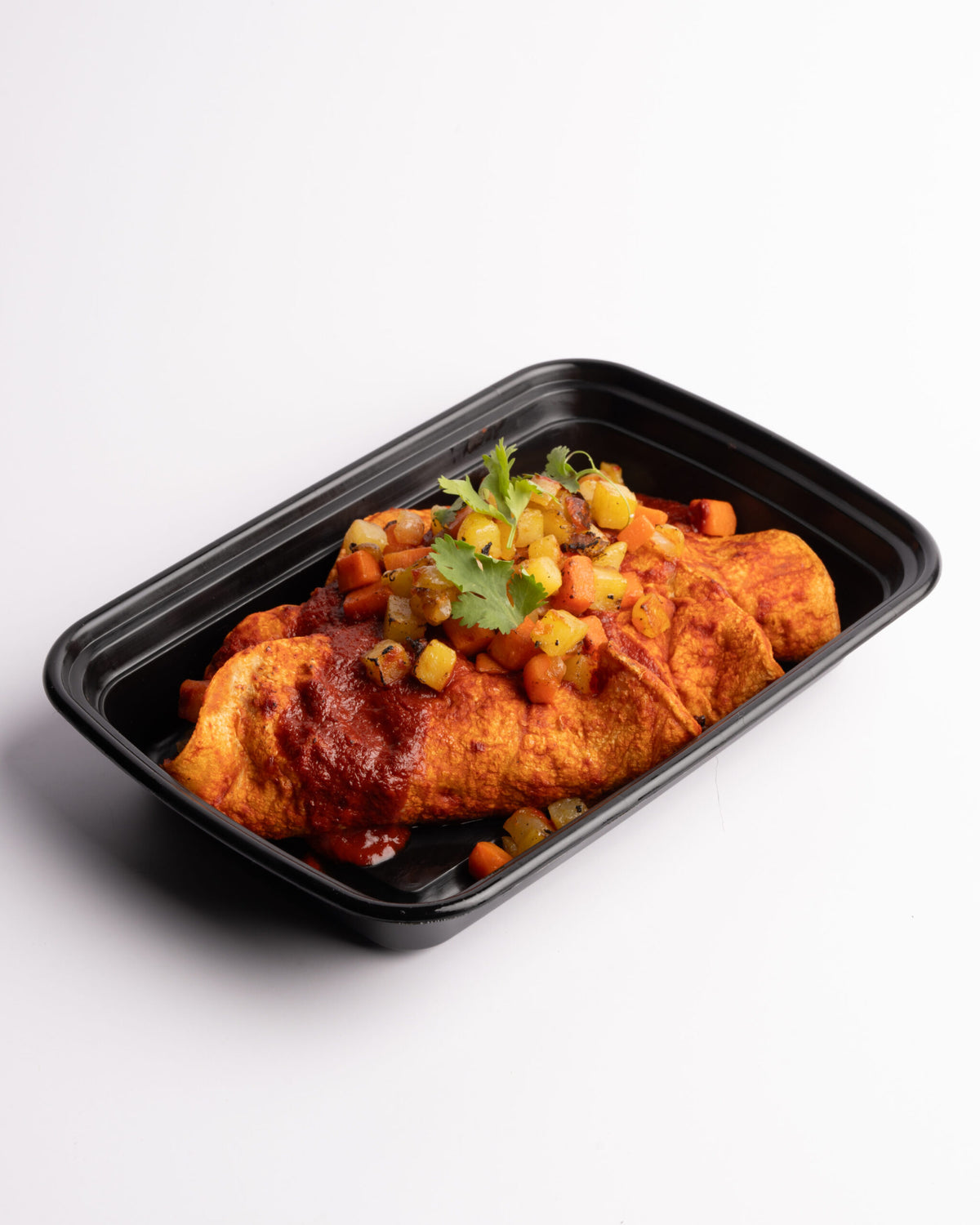 Halal Red Chicken Enchiladas Meal
