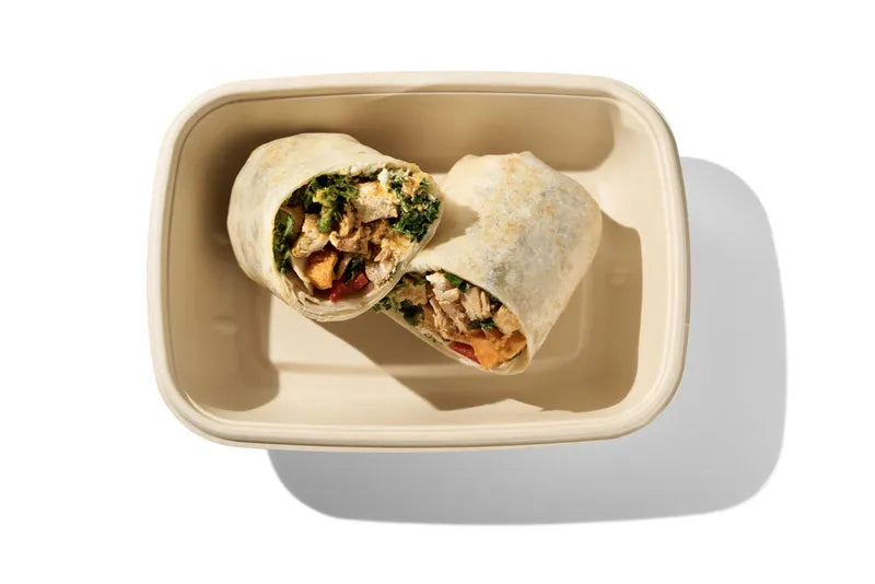 Halal Buffalo Chicken Wrap Meal