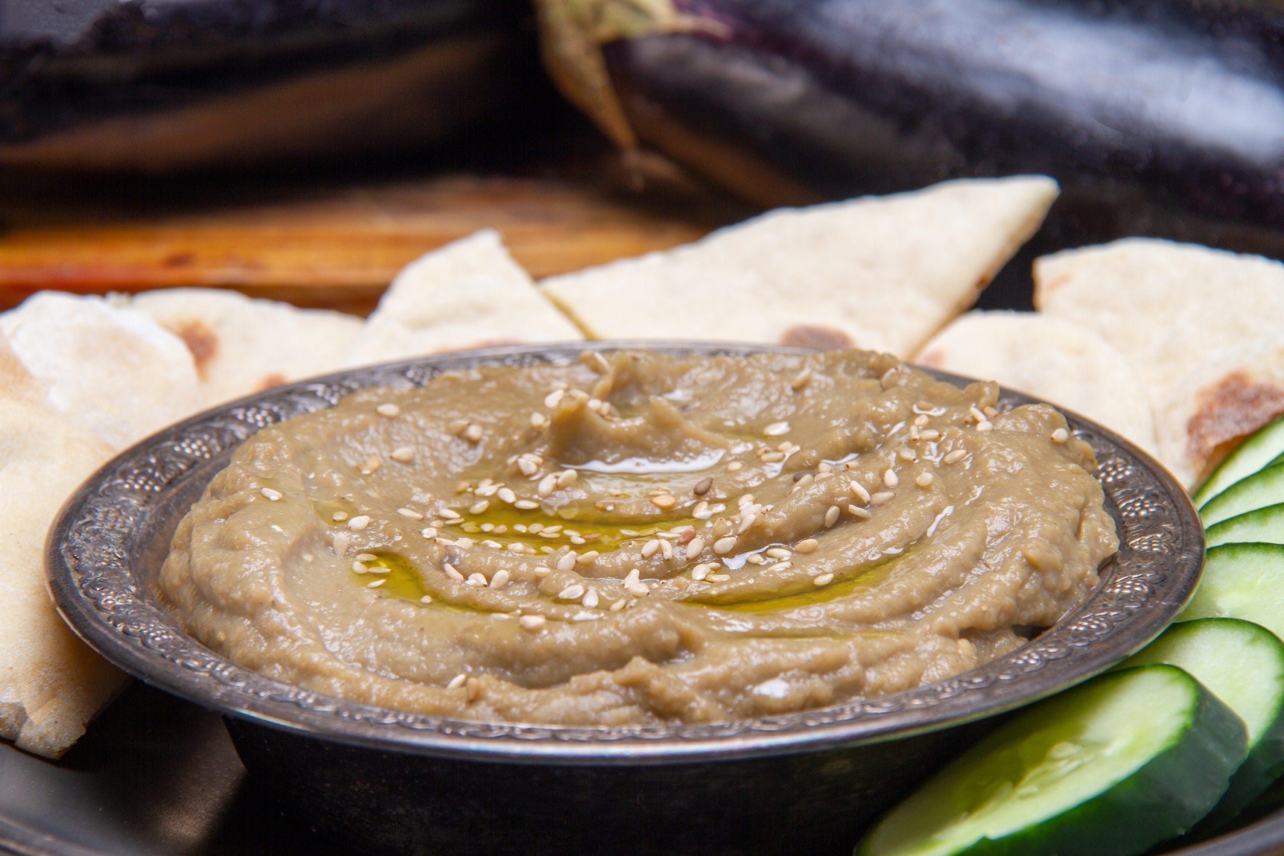 Mutabal delicious Eggplant's Dip