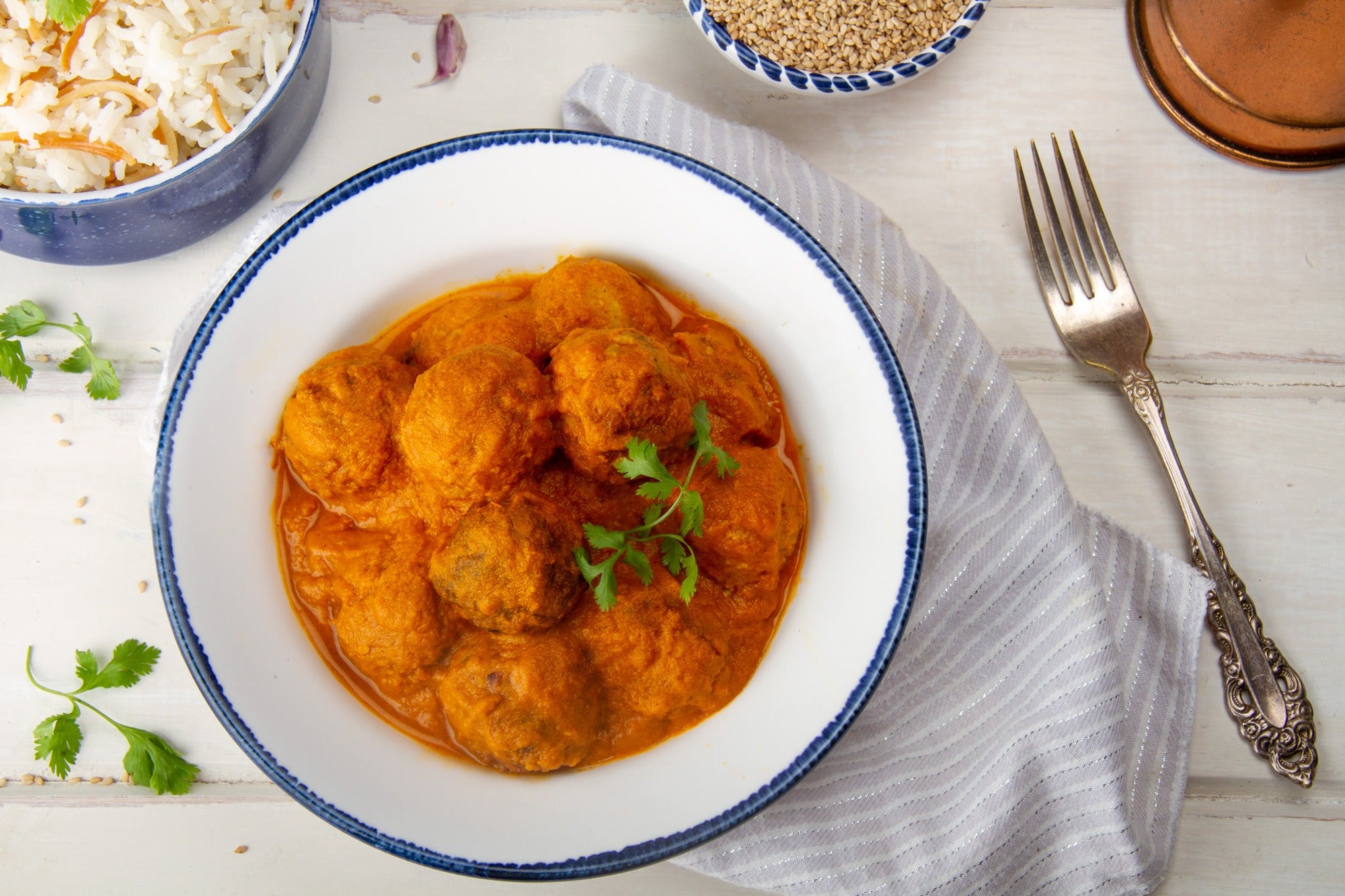 Malai Kofta Vegetarian meatballs