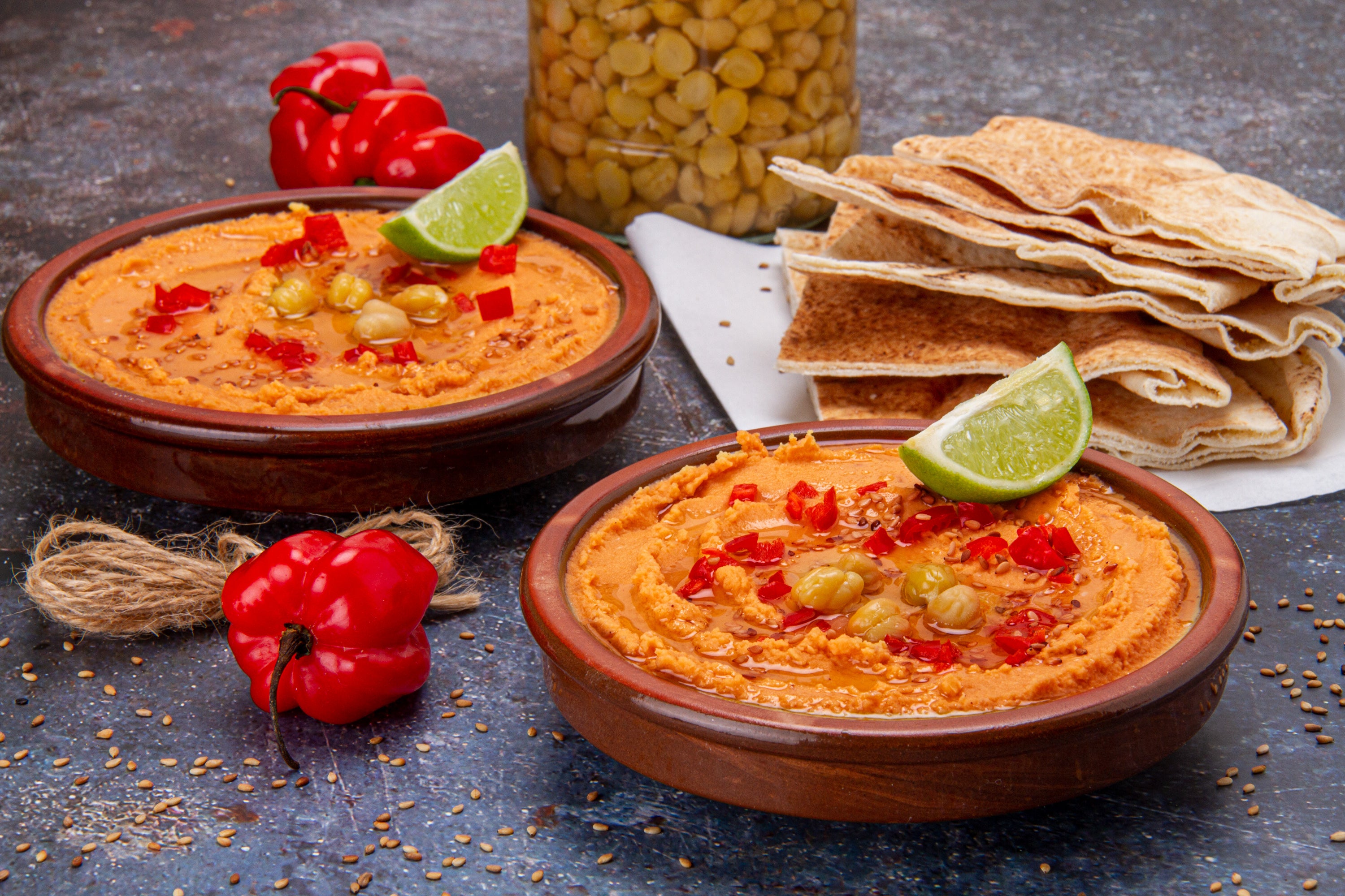 Roasted Red Pepper Hummus