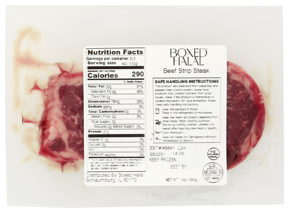 Halal New York Strip Steak