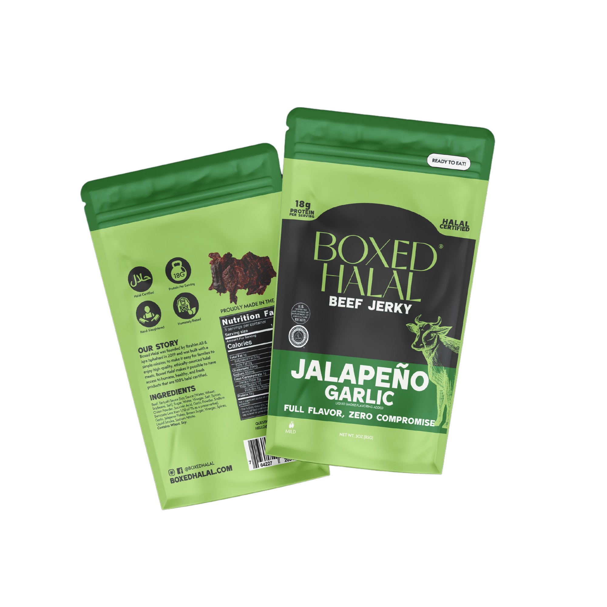 Beef Jerky Jalapeño Garlic Pack