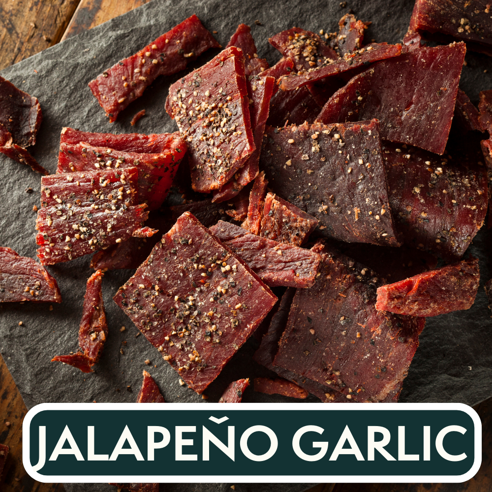 Beef Jerky Jalapeño Garlic Pack - Boxed Halal