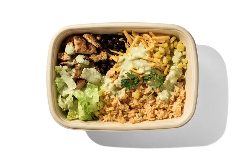 Halal Cilantro Lime Chicken Bowl Meal