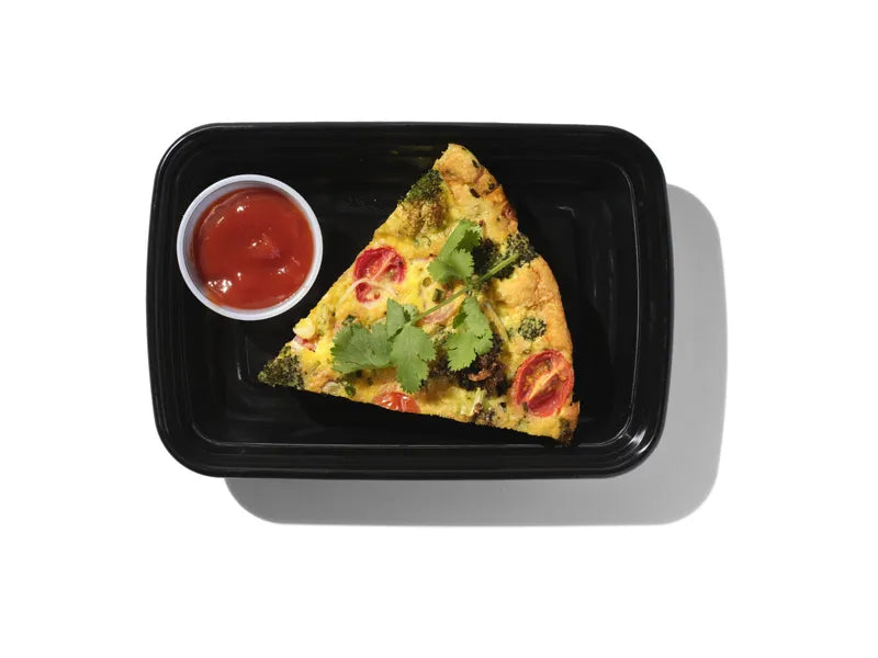 Halal Veggie Frittata Meal