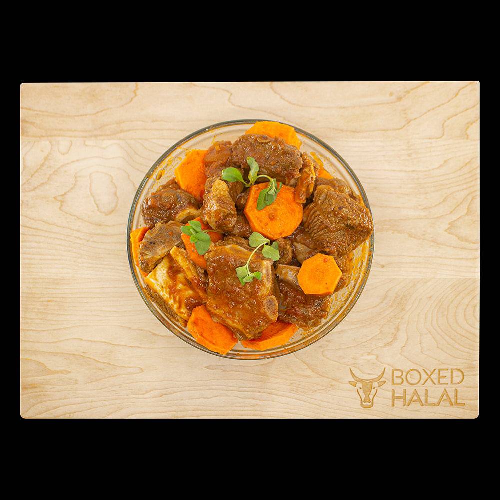 Halal Goat Stew Pieces- Bone-In - Boxed Halal