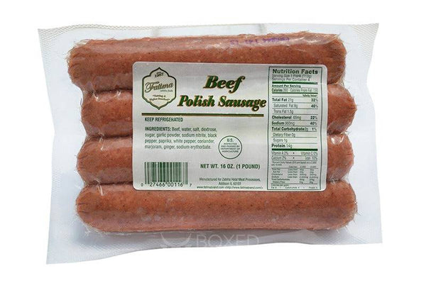 Halal Polish Sausages - Boxed Halal